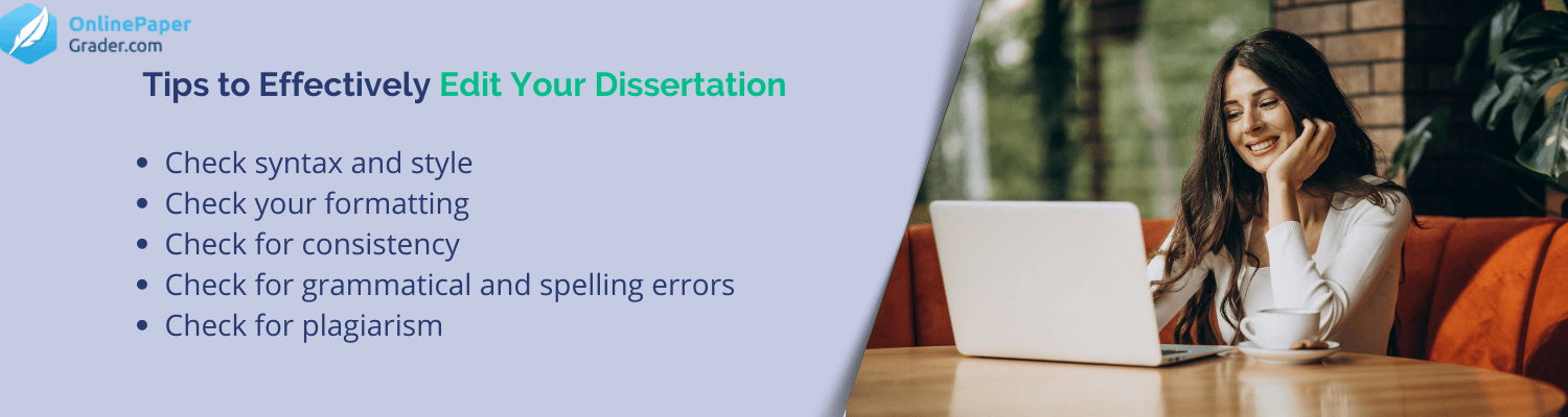 edit dissertation tips and tricks